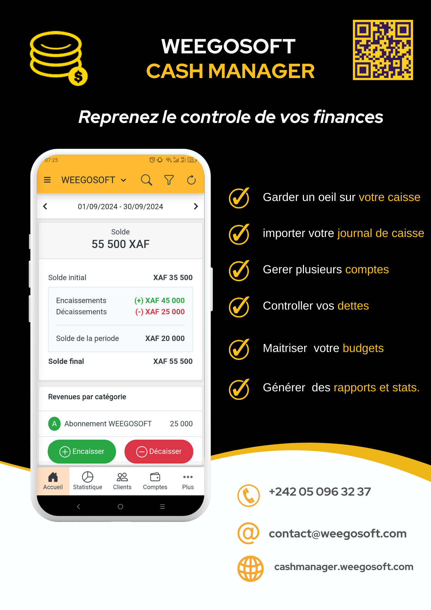 Image Reprenez le contr&ocirc;le total de vos finances avec Weegosoft Cash Manager !